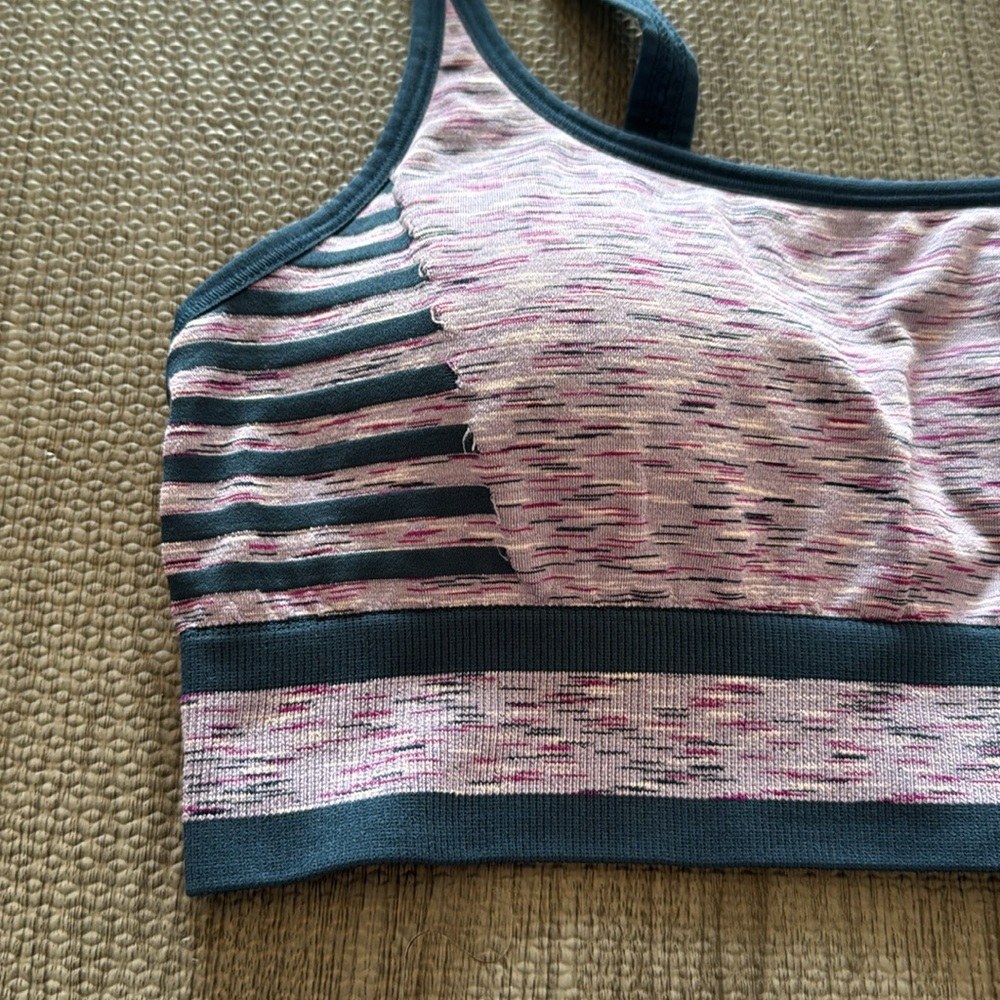 Champion Blue & Purple Sports Bra - Women’s Size L - Picture 4 of 9